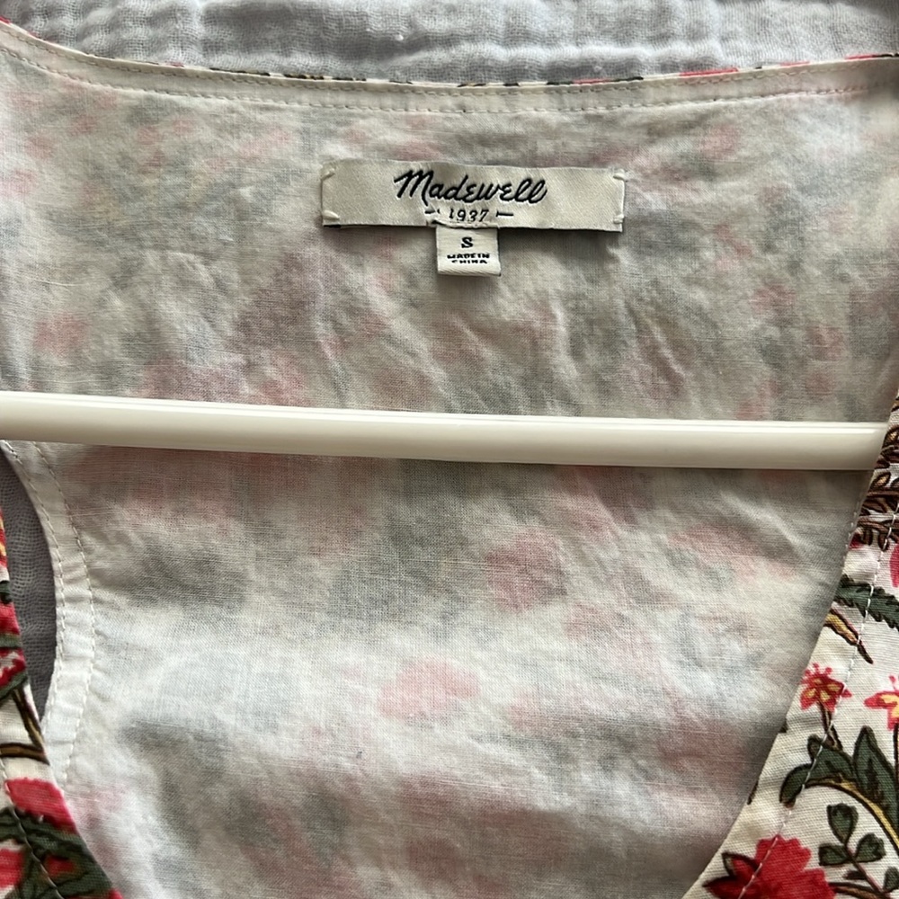 Madewell Button-Front Floral Dress - Picture 4 of 6